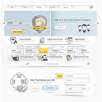 網頁界面設計素材與網絡技術開發 打造卓越用戶體驗的關鍵要素